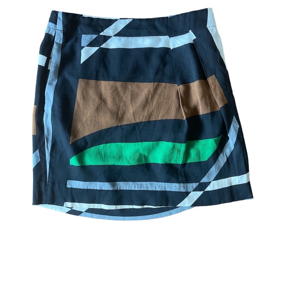 Derek Lam for Design Nation Geometric Color Block Mini Skirt - Picture 2 of 4